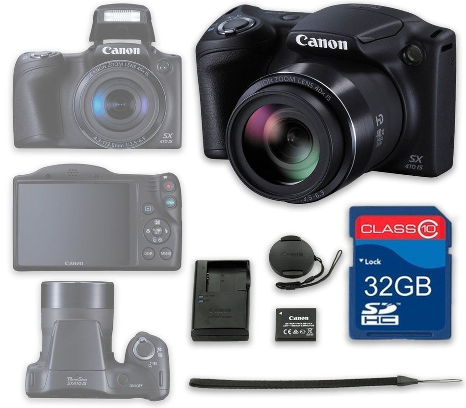 Canon PowerShot SX410 IS Digital Camera - International Version