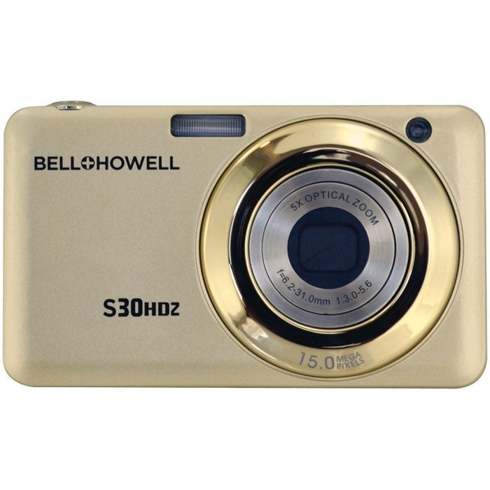 Bell & Howell S30HDZ 15 Megapixel Compact Camera - Champagne S30HDZ-C