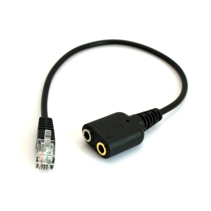 VONOTO 3.5mm to RJ9 Audio Adapter Cable - 3.5mm audio female socket to RJ9 Modular Plug Adapter Cable for connecting... N3