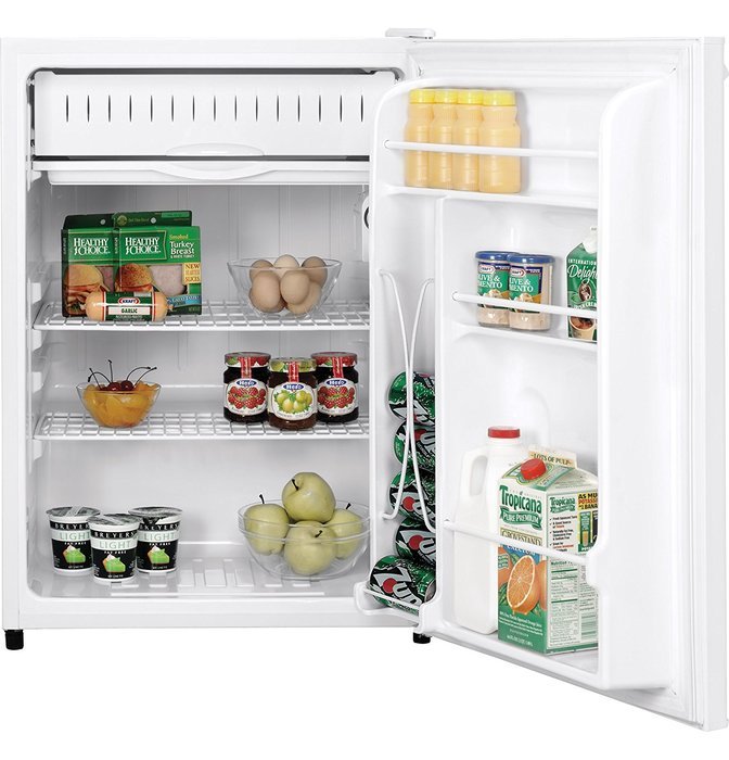 GE GMR06AAZWW Spacemaker 5.7 Cu. Ft. White Compact Refrigerator