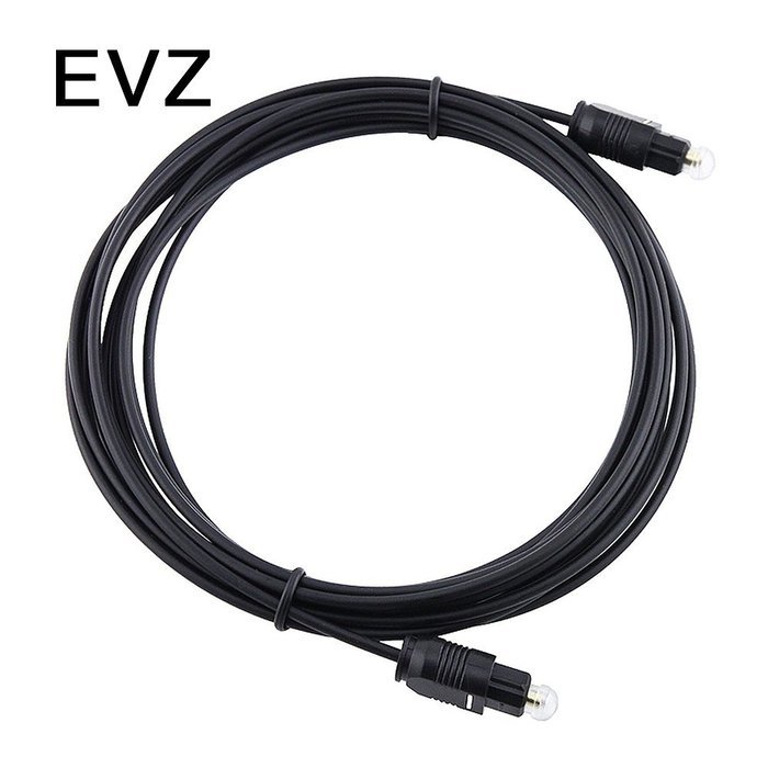 EvZ Abacus24-7 OPTICAL TOSLINK DIGITAL FIBER OPTIC AUDIO CABLE-12 feet