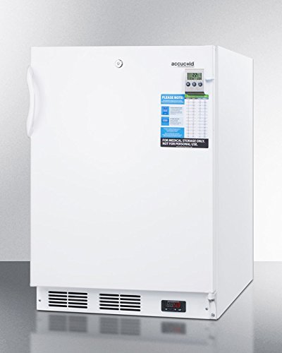 Summit FF7LBIMEDDTADA 24" Medically & Commercially Approved Compact Refrigerator with 5.5 cu. ft. Capacity Factory... N4