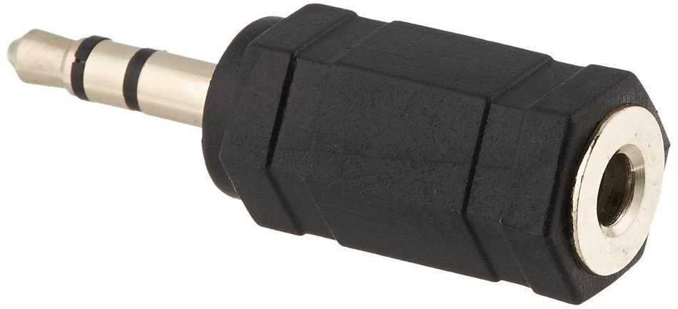 Monoprice 107129 3.5mm Stereo Plug to 3.5mm Mono Jack Adaptor, Gold Plated N3