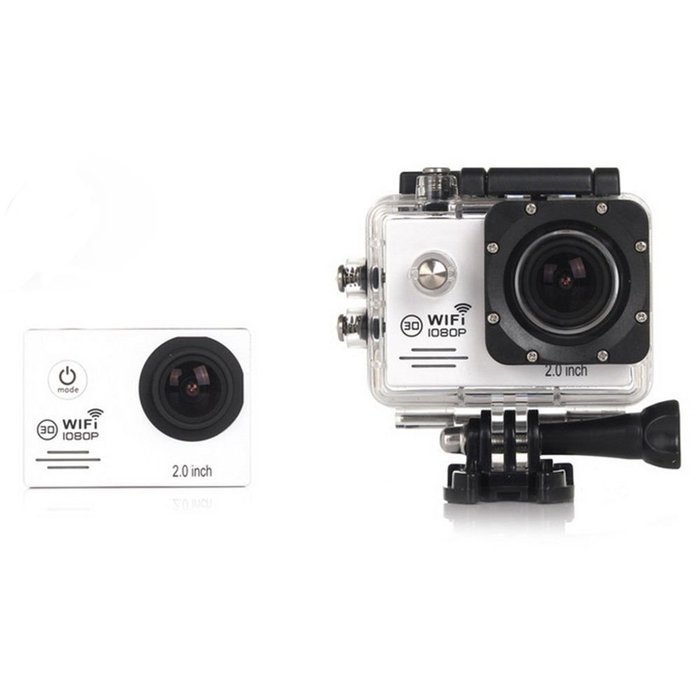 SHZONS 2.0-Inch LCD WiFi Full HD 1080P 12MP Action Camera Sports DV 30M Waterproof Camera,170 Degree Wide Angle... N13