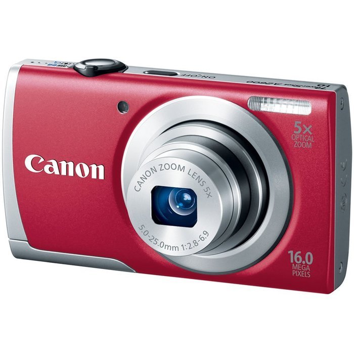 Canon PowerShot A2600 IS 16.0 MP Digital Camera with 5x Optical Zoom and 720p Full HD Video Recording (Black)... N16