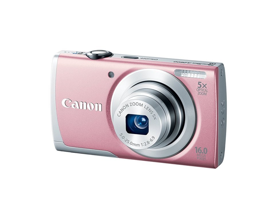 Canon PowerShot A2600 IS 16.0 MP Digital Camera with 5x Optical Zoom and 720p Full HD Video Recording (Black)... N18