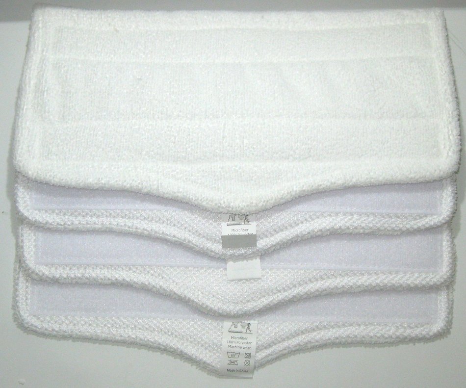 Eshoppercity - 4 Replacement Microfiber Pads Compatible with Shark Steam and Spray Model SK140 SK115 SK410 SK435...