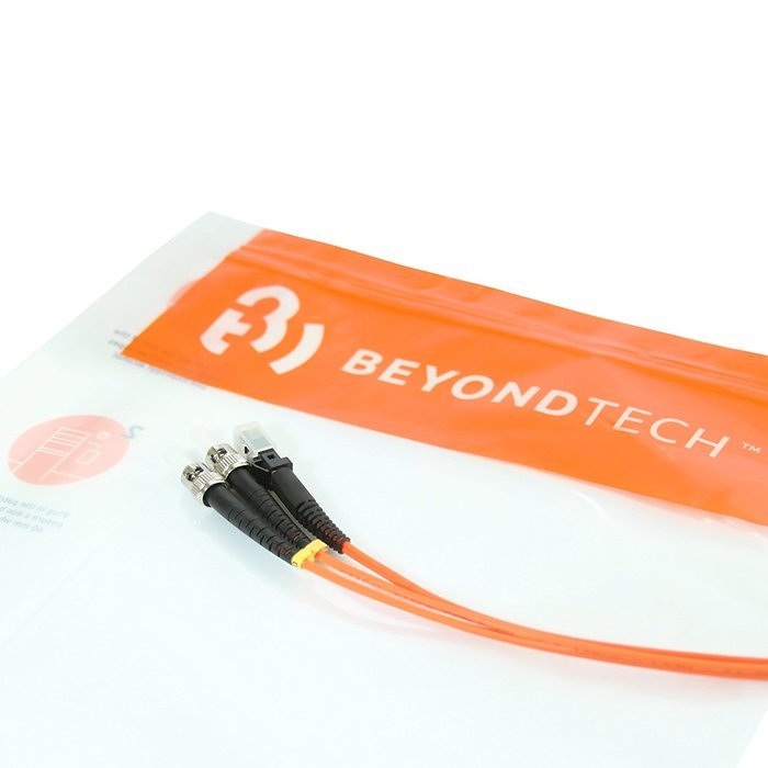 LC to LC Fiber Patch Cable Multimode Duplex - 20m (65ft) - 62.5/125 OM1 - Beyondtech PureOptics Series N40