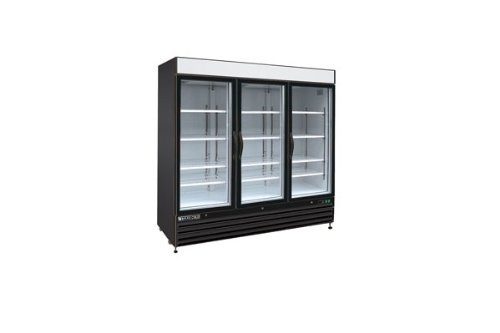 Maxximum 72 Cft Triple Glass Door Merchandiser Freezer Model Number Mxm3-72Fb