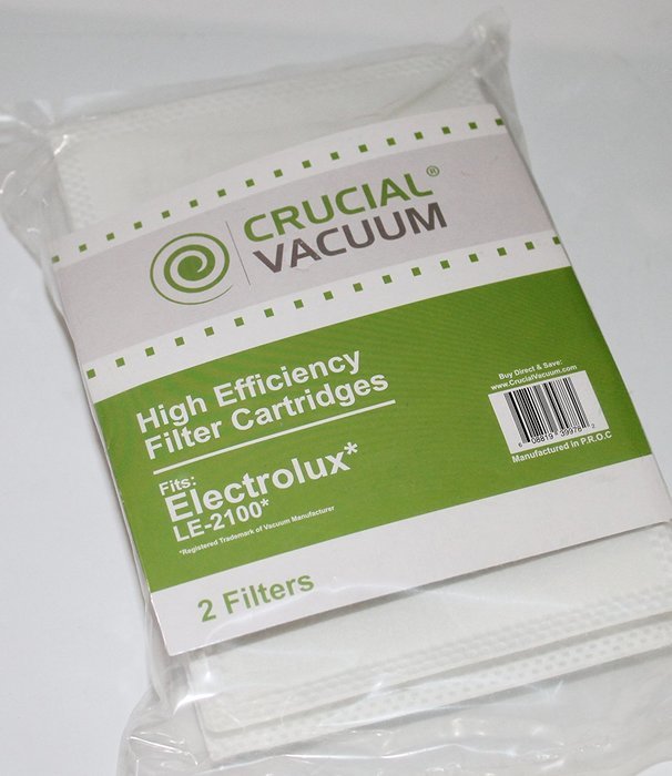 4 Electrolux LE-2100 Allergen Filters Cartridge Designed To Fit Electrolux / Aerus LE-2100 Canisters & AP100 Series... N3