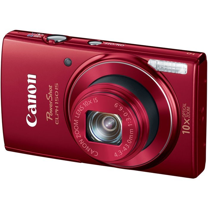 Canon PowerShot ELPH 150 IS Digital Camera (Red) N35