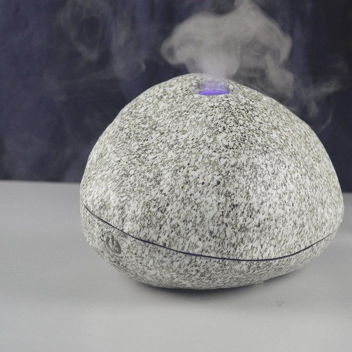 Aromatherapy Essential Oil Diffuser, Aliceclub 120ml Stone Grain Ultrasonic Cool Mist Humidifier with 7 Color... N3