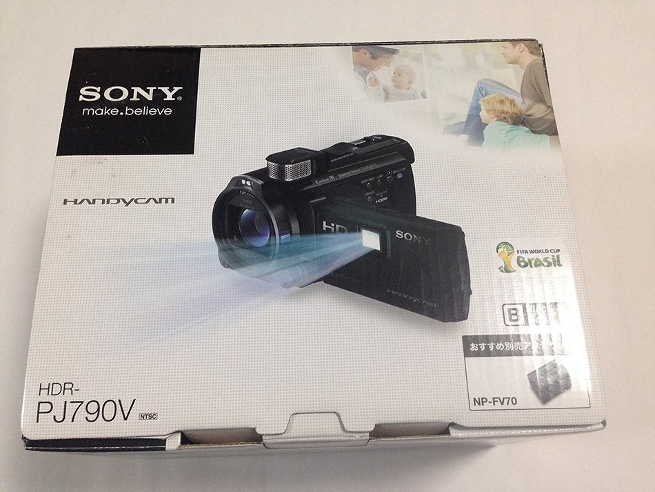 Sony Digital HD video camera recorder "HDR-PJ 790V" HDR-PJ790 V-B - International Version (No Warranty) N5