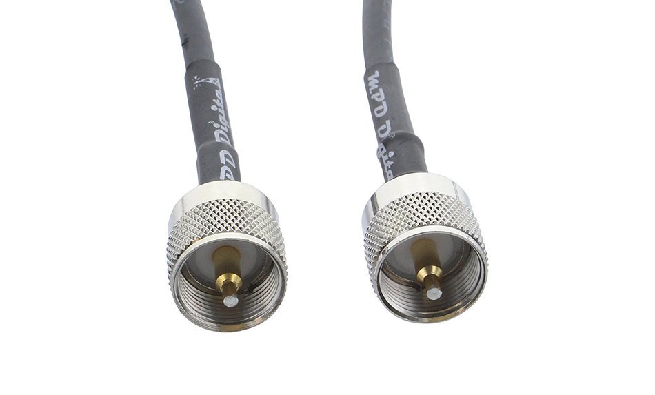MPD Digital RG58-PL259-PL-259-male-6FT RG58 coaxial cable pigtail jumper with UHF PL-259 male connectors MILSPEC... N3