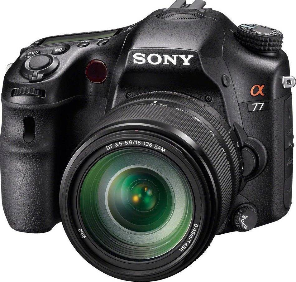 Sony Alpha SLT-A77 Translucent Mirror Digital SLR Camera with 18-135mm Lens N6