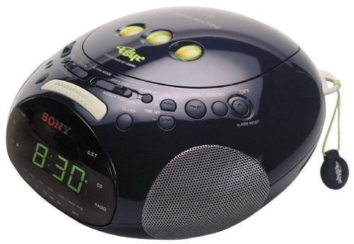 Sony ICF-CD831 PSYC Clock Radio/CD Player (Blue) (Discontinued by Manufacturer)