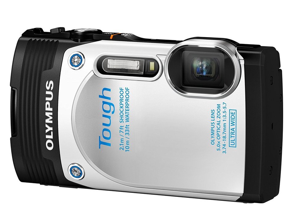 Olympus Stylus TG-850 IHS 16 MP Digital Camera (White) - International Version N22