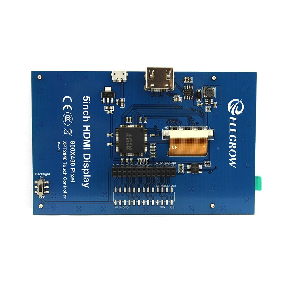 Elecrow hdmi display monitor 5 inch hd 800x480 tft lcd display for