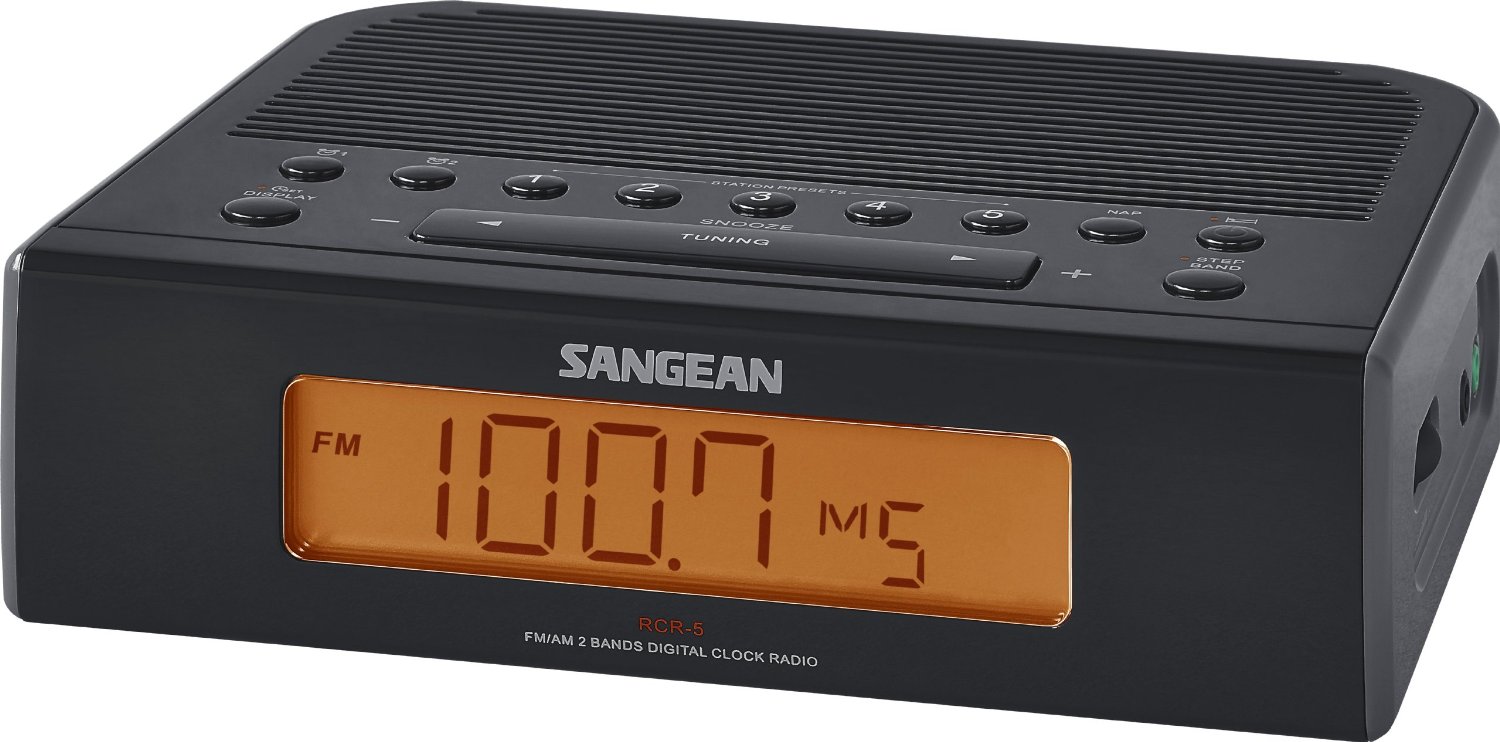 Sangean RCR5 Digital AM/FM Clock Radio free image download