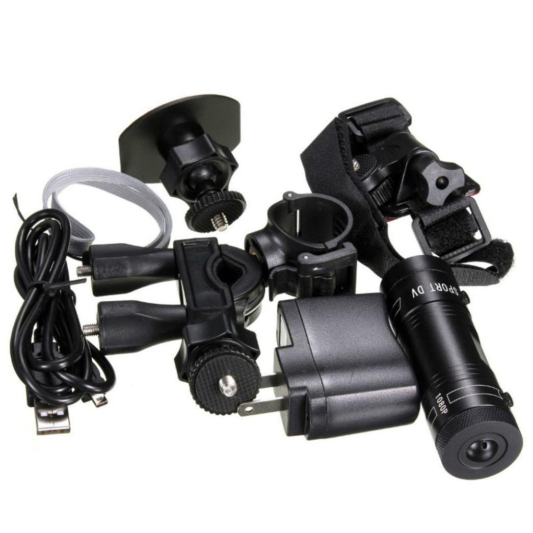 Sport Camcorder, POTO 1080P HD Bike Motorcycle Helmet Sports Mini ...