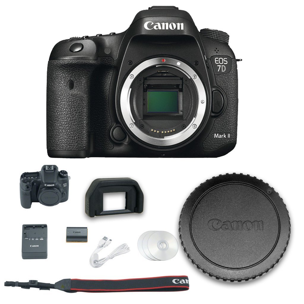 Canon 7D Mark II DSLR Camera (Body Only - No Lenses) + All Original ...