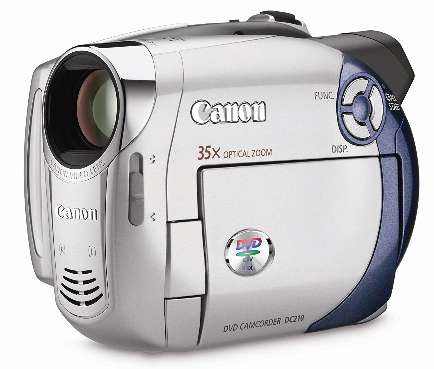 Canon DC210 DVD Camcorder with 35x Optical Zoom (Discontinued by
