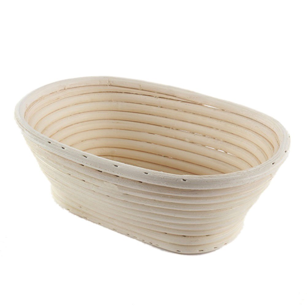 Gsha Oval Brotform Dough Bread Proofing Proving Rattan Basket