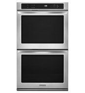 Kitchenaid KEBK276BBL: KitchenAid &reg; 27-Inch Double Wall Oven, Architect &reg; Series II - Black N2