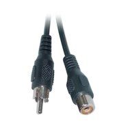 5 Pack CableWholesale 3 Foot RCA Audio / Video Extension Cable, RCA Male to RCA Female