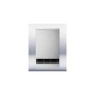 Summit FF6BSSHH: Freestanding refrigerator with auto defrost, stainless steel door,horizontal handle, and bl N4