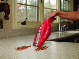 Dirt Devil Quick Power 7.2V Red Bagless Cordless Hand Vacuum Cleaner, BD10025RED