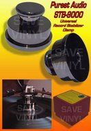 SOLID BRASS Chrome Finish Turntable Record Player Stabilizer Clamp, Audiophile Grade