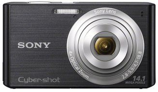 Sony Cyber-shot DSC-W610 14.1 MP Digital Camera with 4x Optical Zoom and 2.7-Inch LCD (Black) (2012 Model) N7