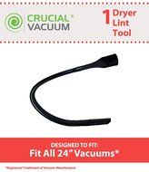 24" Flexible Dryer Lint Vacuum Crevice Attachment Tool, Clean Lint From Drier, Fits 32MM including Bissell, Eureka...