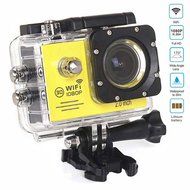 SHZONS 2.0-Inch LCD WiFi Full HD 1080P 12MP Action Camera Sports DV 30M Waterproof Camera,170 Degree Wide Angle... N16