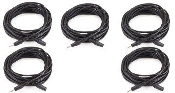 Monoprice 100647 50' 3.5mm Stereo Plug/Plug M/M Cable, Black N26
