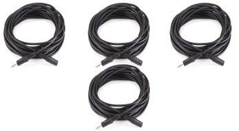 Monoprice 100647 50' 3.5mm Stereo Plug/Plug M/M Cable, Black N27