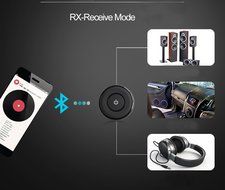 Bluetooth 4.1 Audio Transmitter and Receiver, GLL 2-in-1 Wireless 3.5mm Portable Adapter, Support APTX, SBC, A2DP... N9