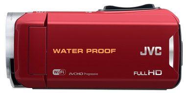 JVC KENWOOD JVC video camera waterproof 5m Dust proof built-in memory 64GB Red GZ-RX130-R [International Version...