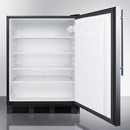 Summit AL752LBLBISSHV 24&quot; Compact All-Refrigerator with 5.5 cu. ft. Capacity Adjustable Glass Shelves Automatic... N4
