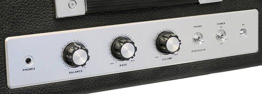 Pyle-Home PLTTB8UI Classical Vinyl Turntable Player with PC Record, iPod Player, AUX Input and Dual Fold-Out Speaker... N5