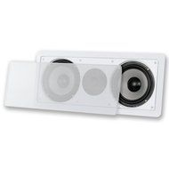 Acoustic Audio CS-IW26CC 250 Watts In-Wall Dual 6.5-Inch Center Channel Speaker, White N2