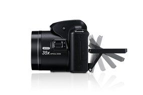Samsung WB2100 16.4MP CMOS Digital Camera with 35x Optical Zoom, 3.0" LCD Screen and 1080i HD Video (Black) (... N8