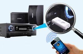 TPCROMEER USB Wireless Bluetooth Stereo Audio Music Receiver Speaker Adapter for Car, Cellphones, Home Audio Stereo... N6