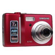Samsung S730 7.2MP 3x Optical/5x Digital Zoom Camera (Red)