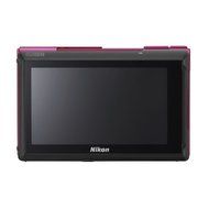 Nikon COOLPIX S100 Compact Digital Camera - Pink (16MP, 5x Optical Zoom, 3.5 inch OLED Touch Screen) N4