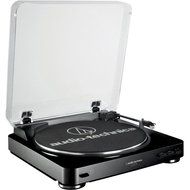 Audio-Technica Fully Automatic Stereo Turntable System- Black (AT-LP60bk) with Record Cleaning Fluid System, Replacement... N4