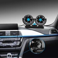 JOJOO 12V Single Swivel Head Car Auto Cooling Air Fan Rotatable Powerful 2 Speed Auto Quiet Ventilation with Kids... N15