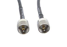 MPD Digital RG58-PL259-PL-259-male-6FT RG58 coaxial cable pigtail jumper with UHF PL-259 male connectors MILSPEC... N4