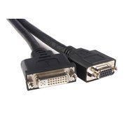 StarTech.com 8-Inch LFH 59 Male to Female DVI I VGA DMS 59 Cable (DMSDVIVGA1)